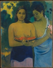 Πωλ Γκωγκέν, Δύο γυναίκες από την Ταϊτή, 1899. Μητροπολιτικό Μουσείο Τέχνης, Νέα Υόρκη.